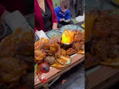 Мясное ассорти в ресторане Бурака в Душанбе