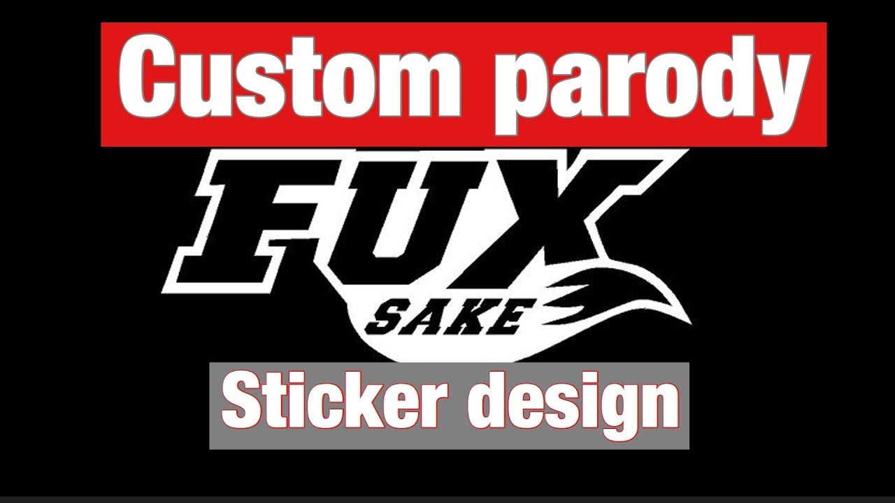 showing how a prototype parody sticker is