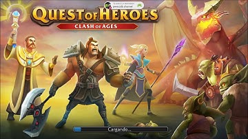 Quest of Heroes: Clash of Ages android game first look gameplay español