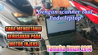 CARA RESET DAN MENGETAHUI KERUSAKAN PADA MOTOR INJEKSI | DENGAN SCANER DI LEPTOP | YAMAHA NMAX 2014 screenshot 5