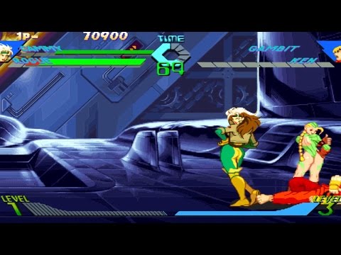 X-Men VS Street Fighter - Cammy/Rogue - Expert Difficulty Playthrough