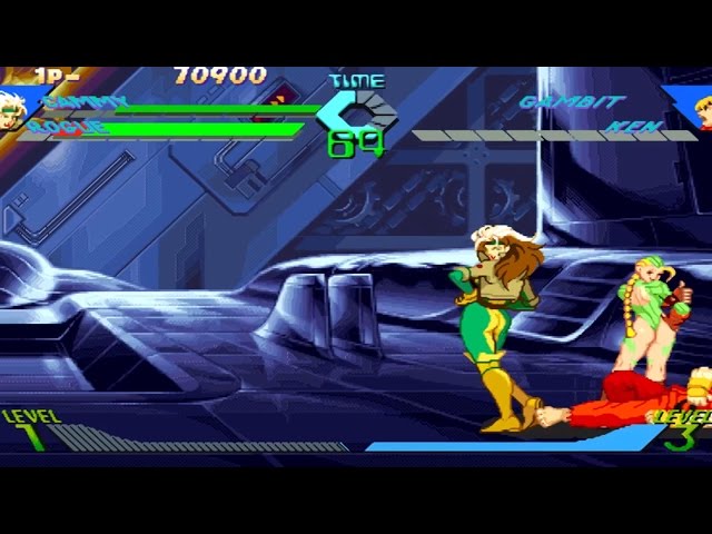 X-Men VS Street Fighter - Cammy/Rogue - Expert Difficulty