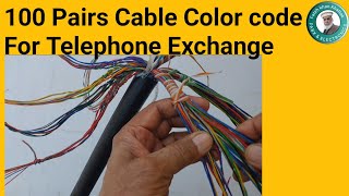 Color codes for telephone wires Urdu