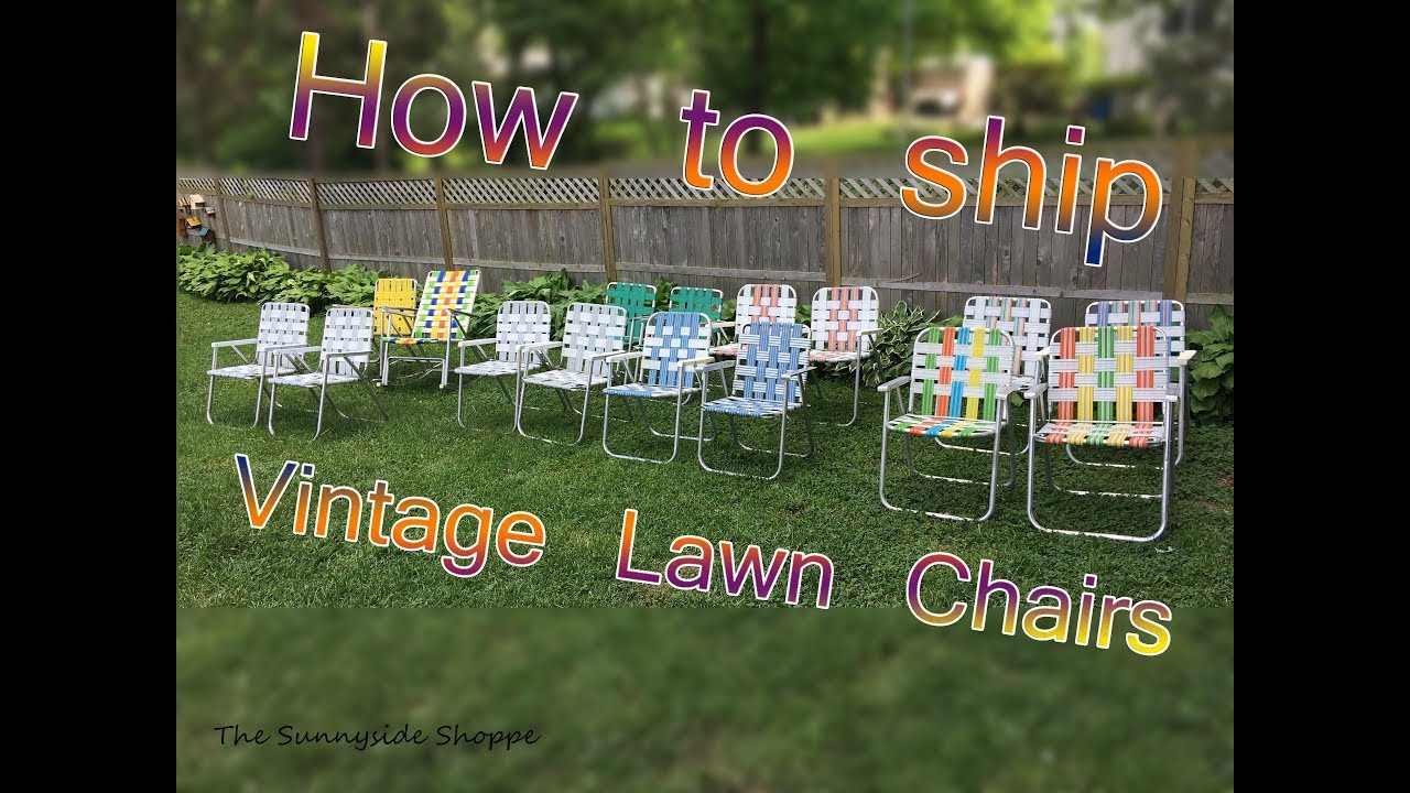 How to shipping lawn chairs / eBay /Vintage Aluminum Chairs 😱 Ep 20