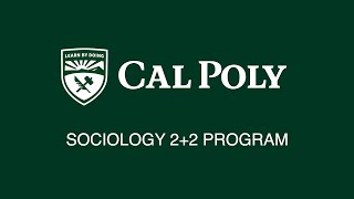 Cal Poly 2+2 Sociology Program