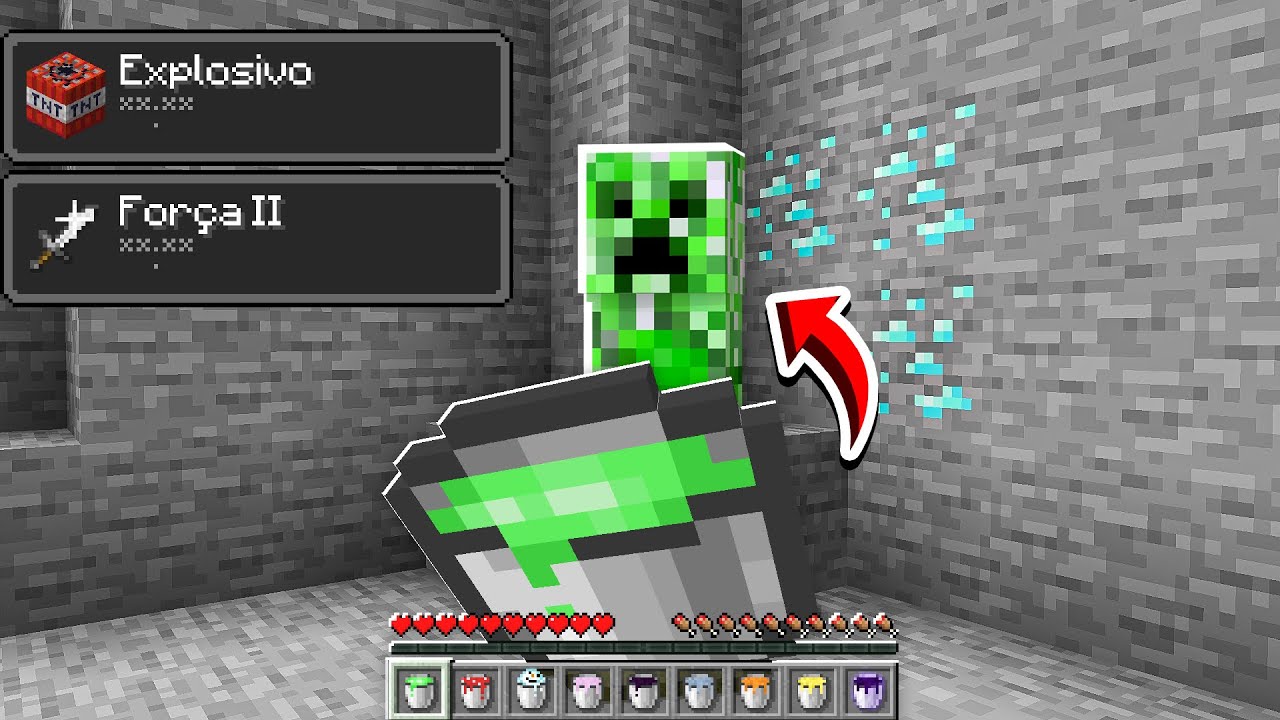 Minecraft MAS podemos tirar LEITE de QUALQUER MOB! 😱