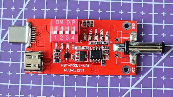 A Simple USB-C Power Delivery PD3.1 Decoy/Trigger