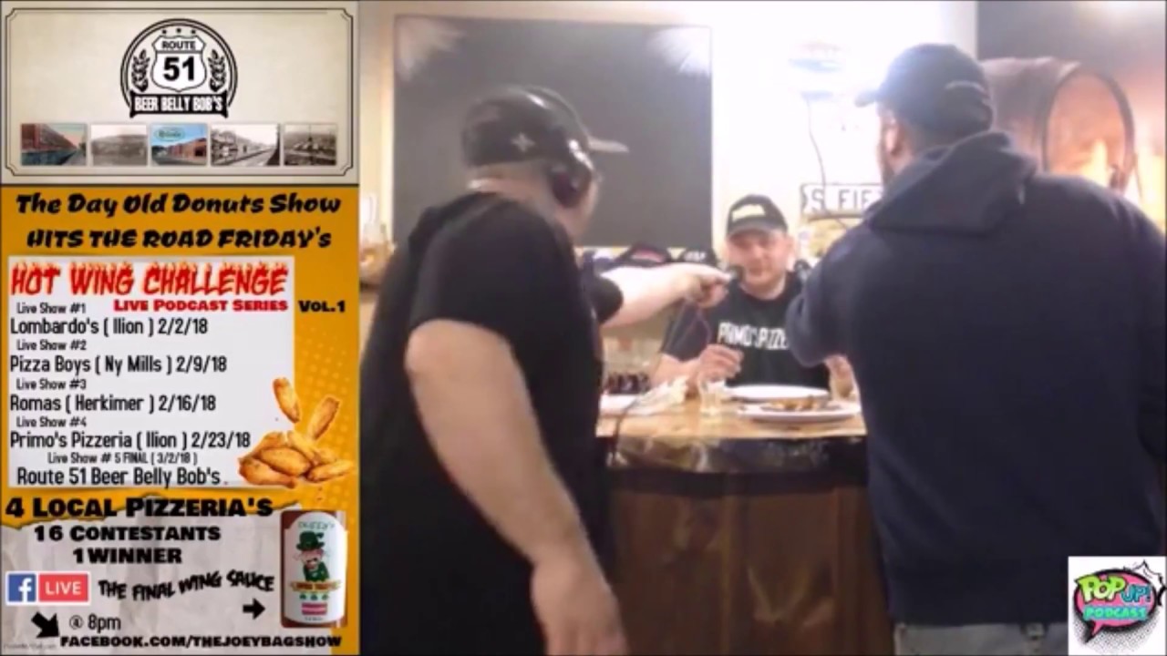 Pop Up Podcast 1 Hot Wing Challenge Final Rt 51 Beer Belly Bobs
