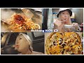 What i eat in a week  korean food bbq convenience store food korean dominos