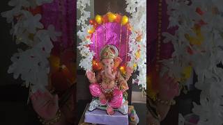 Ganapati Bappa Moraya?|Ganapati Decoration Idea  (Video link in Comment box)|shorts subscribe