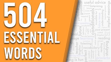 Learn 504 Essential Words | Lesson 1