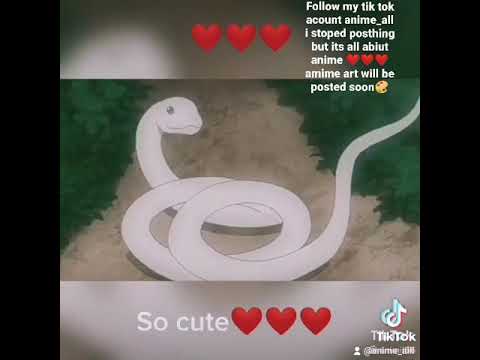 Cute saving snake clip anime - YouTube