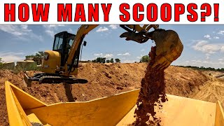 CAT Mini Excavator Loads Up Bergmann Haul Truck! | + Office Pad Prep | Mr.DiGG Landfill Life