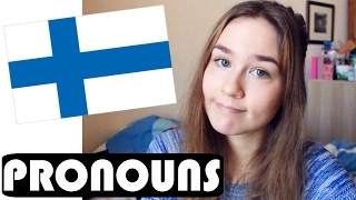 Finnish Pronouns - Persoonapronominit Katchats