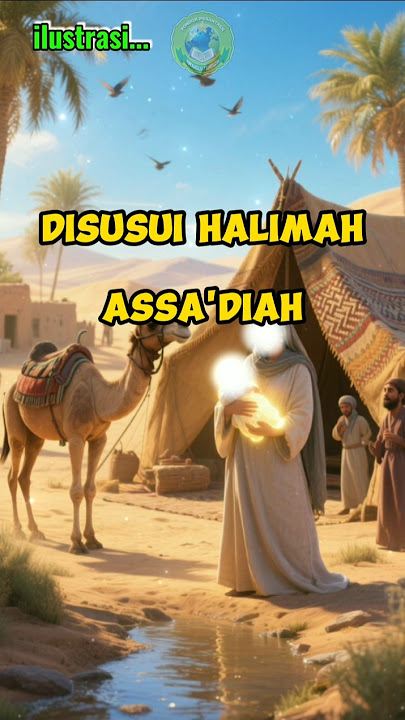 Inilah kisah Rosul || Di susui Halimah assa'diah #kisahislami #jejakislam #shorts