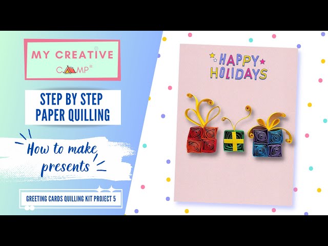 MY CREATIVE CAMP Beginner's Quilling Kit - DIY Craft Kit for Kids and Adults  