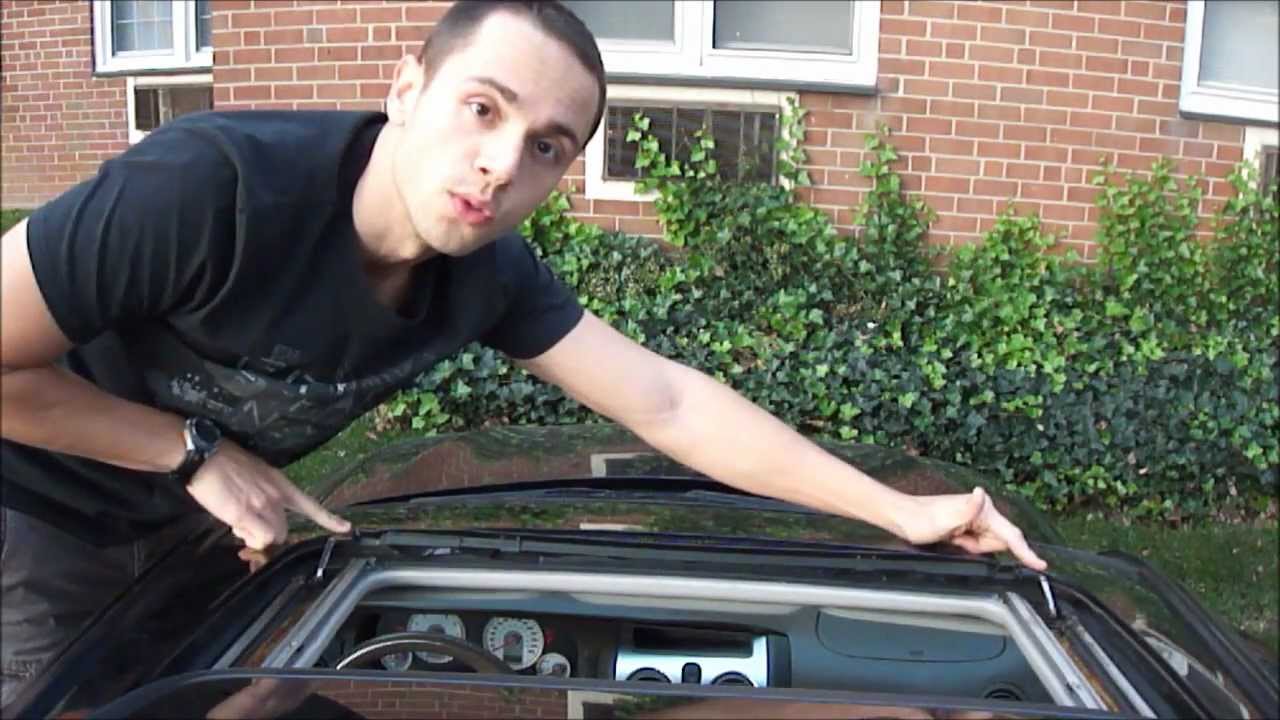 How to Fix or Repair a Leaky Sunroof Quick Tip Video  YouTube