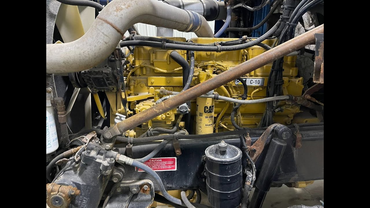 2001 CAT C10 Engine Assembly - 25371796 - YouTube