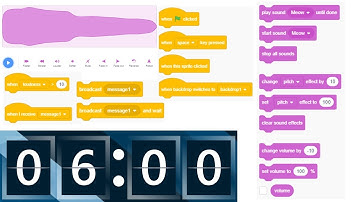 ALL Sound and Events Blocks Explained in 6 MINUTES!! | Scratch Blocks in 6 Minutes [2]