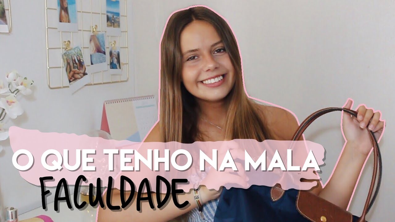 O QUE LEVO NA MALA PARA A FACULDADE || Sara Vicario