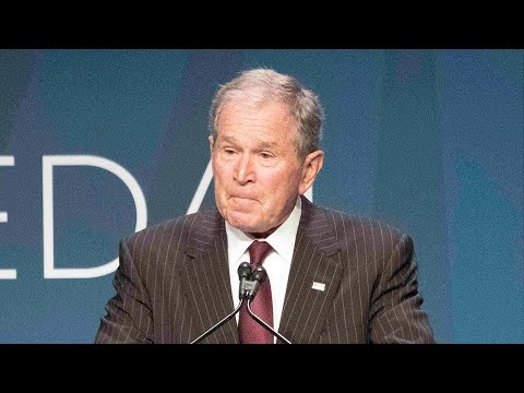 El expresidente Bush confunde la "brutal invasión de Irak"... con la de Ucrania