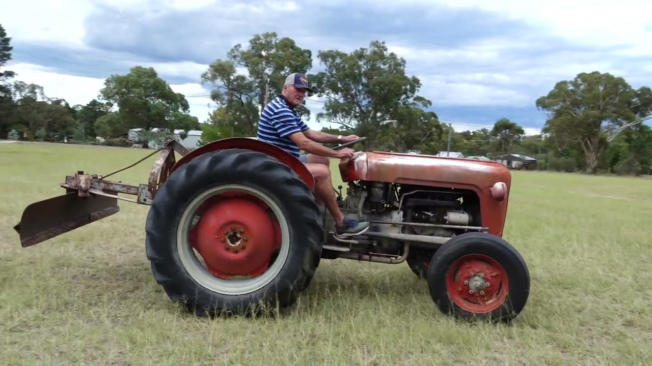 Fergie 35 Tractor with Heavy Duty Rear Blade