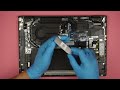 HP OmniBook 16 as0033dx M2 SSD Battery Upgrade Teardown
