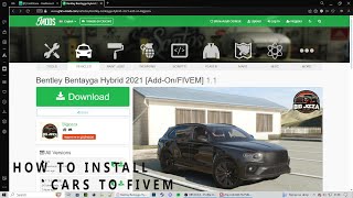 How to install custom cars to your FIVEM server. (Works for Home Host and Public Host.)