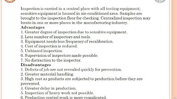 Inspection & Quality control Module1 video 2