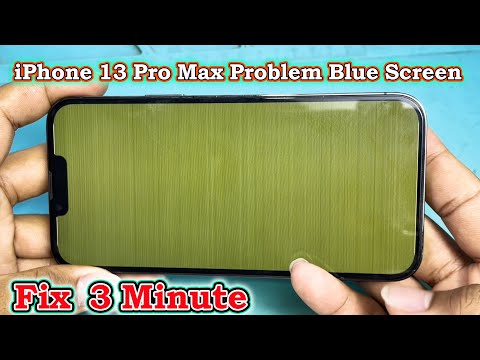 Fix iPhone 13 Pro Max Problem Blue Screen 3 Minute Only