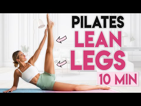 MODEL LEGS PILATES WORKOUT 🔥 Toned, Lean Legs Fat Burn | 10 mins