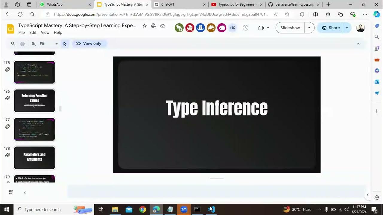 Typescript For Beginners | Class 05 | Conditional Operator, Switch ...