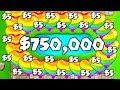 How I Made $750,000 in 3 SECONDS (NO HACKS) INSANE LATEGAME! (Bloons TD Battles)