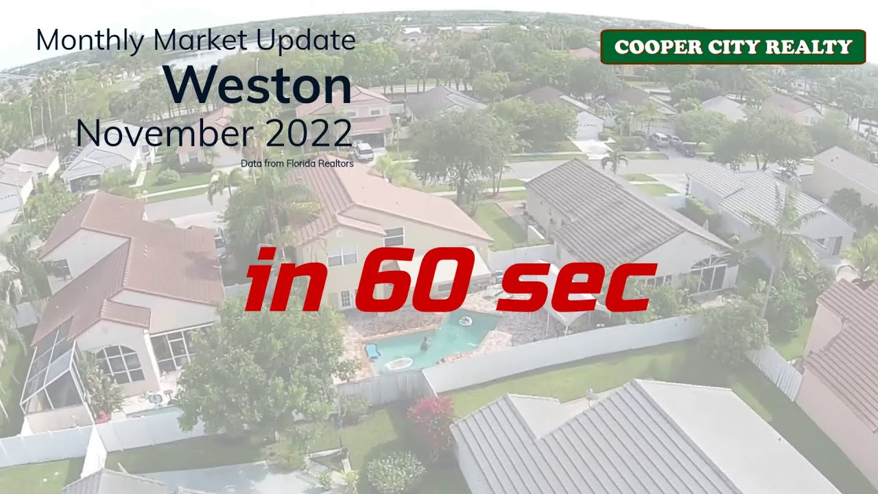 Weston November 2022 Market Report In 60 Seconds