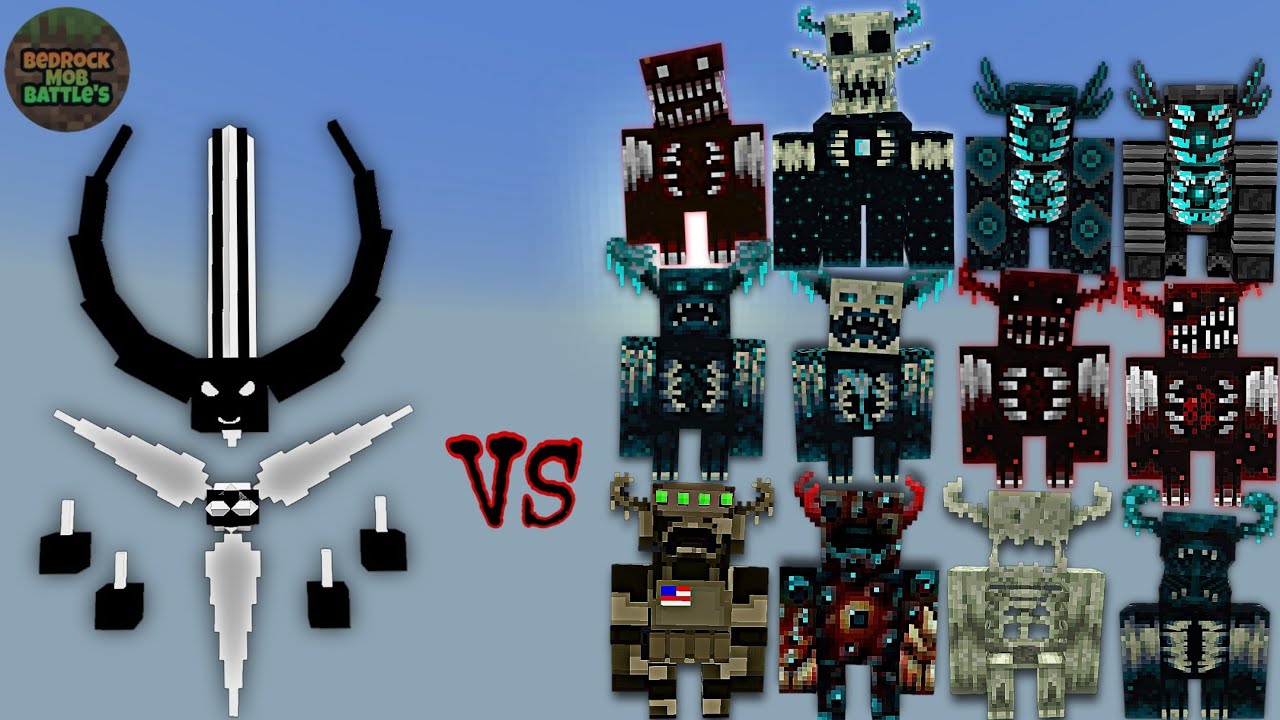 AML 355 vs Warden Plus | Minecraft Bedrock | Mob Battle - YouTube