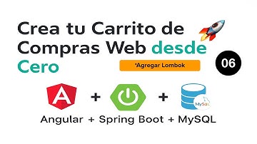 Carrito de compras en Angular y Spring Boot + MySQL - Parte 06