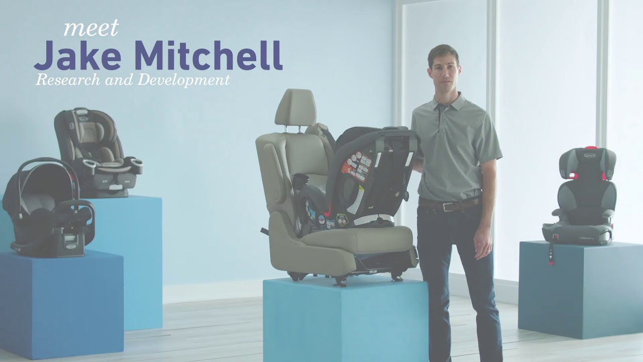 How to Install your SlimFit3™ LX 3-in-1 Car Seat Rear-Facing using the Seat Belt - YouTube
