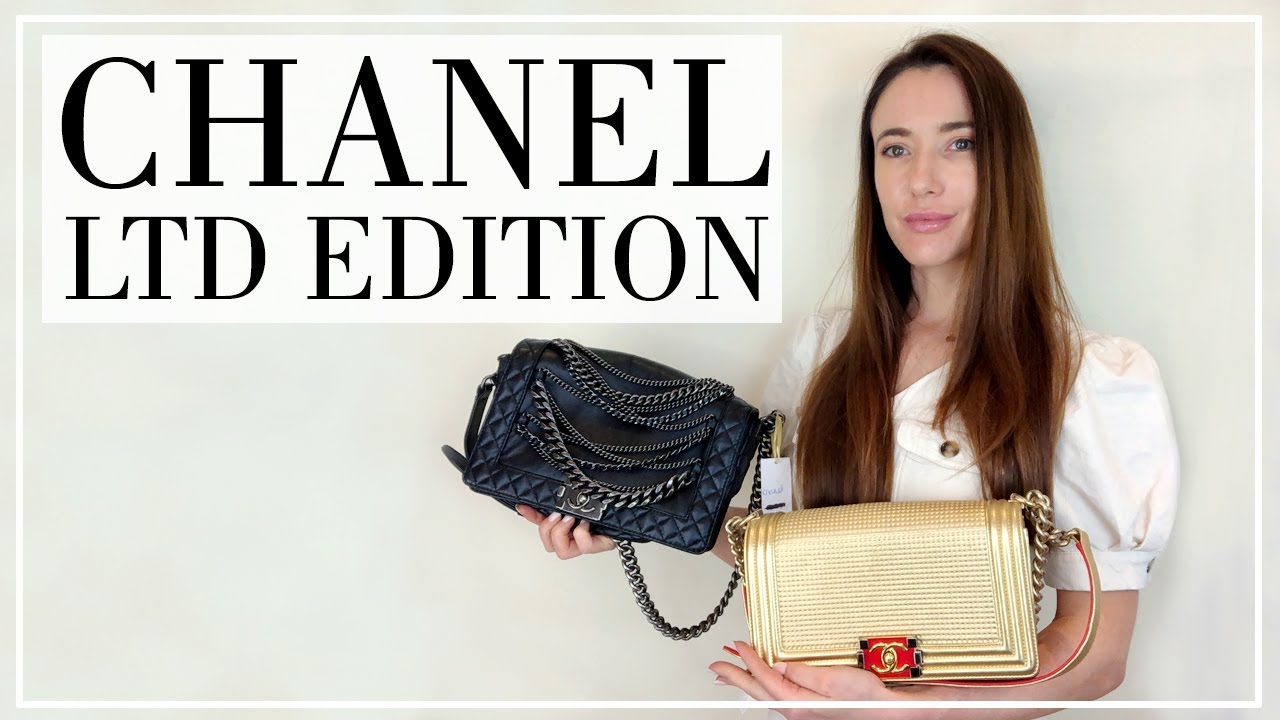 LIMITED EDITION CHANEL BOY BAGS: Enchained & cube 