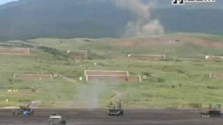 ２００９富士総合火力演習（遠距離火力）