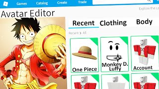 CapCut #cool #roblox this is how you can get a luffy avatar, Luffy Costume