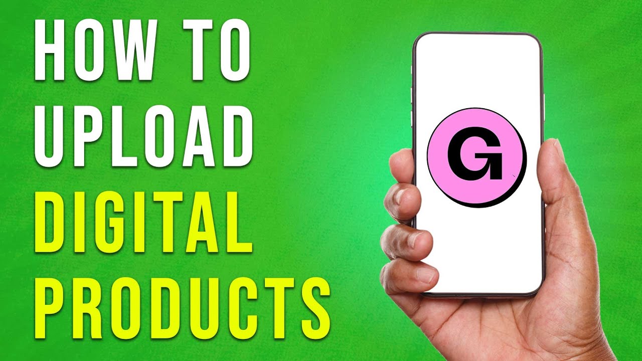 How To Upload Digital Products On Gumroad - YouTube