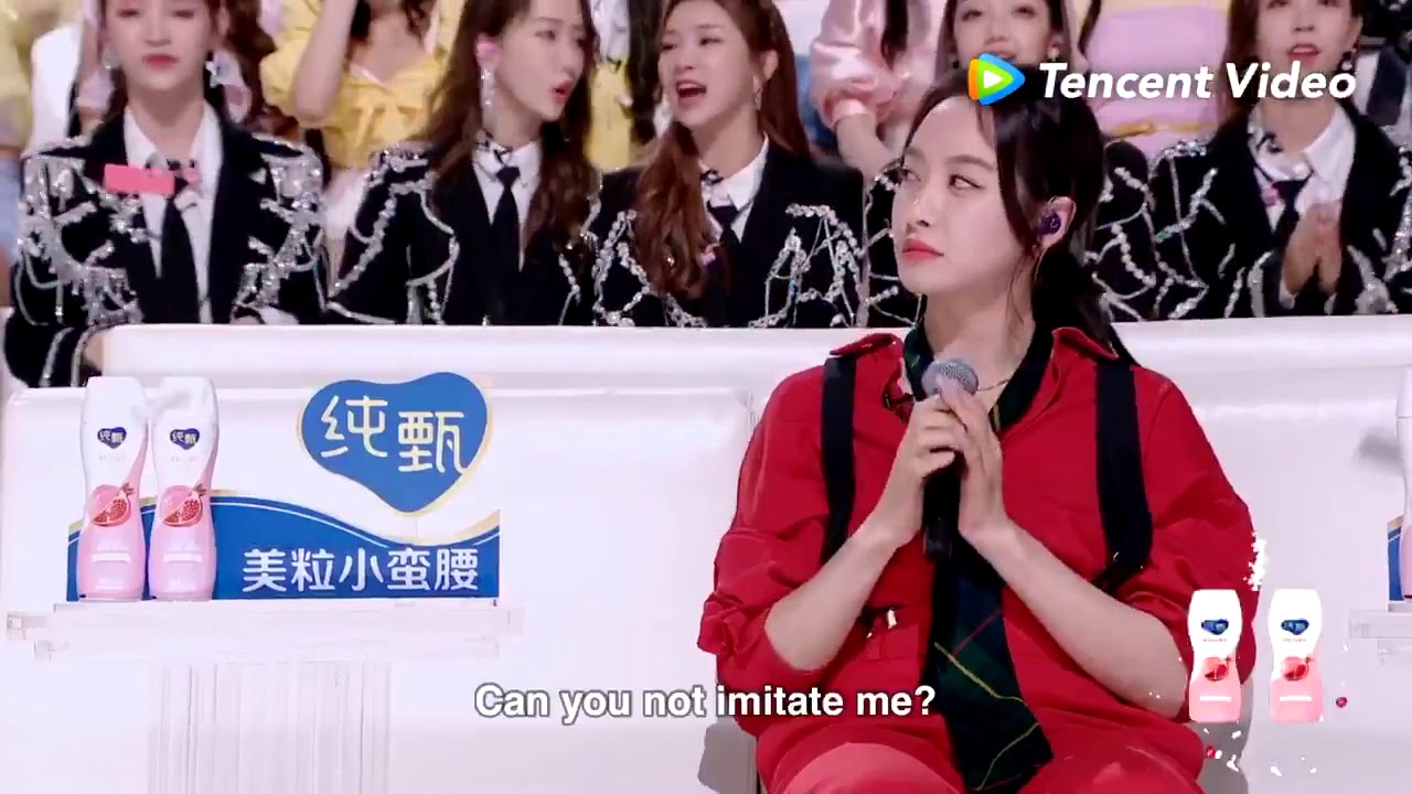  ZTAO imitate Victoria Song  cheering up the team