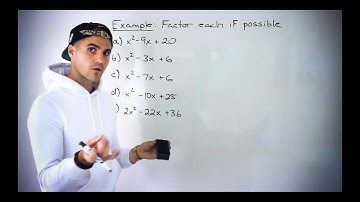 Grade 10 Math (Ontario, MPM2D) - Factoring by Decomposition Part 2