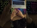 These Keyboard Taps Are PEAK Relaxation ⌨️✨ #ASMR #TypingASMR #shorts