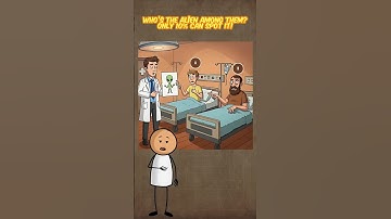 Who’s the ALIEN Among Them? 🛸 Only 10% Can Spot It! #riddles #riddleoftheday #brainteaser