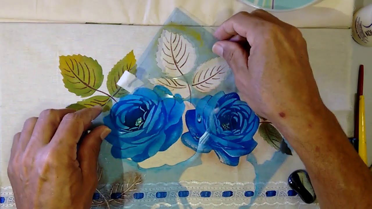 #Dica Rápida da Semana - Aprenda  a Pintar Rosas com Estêncil