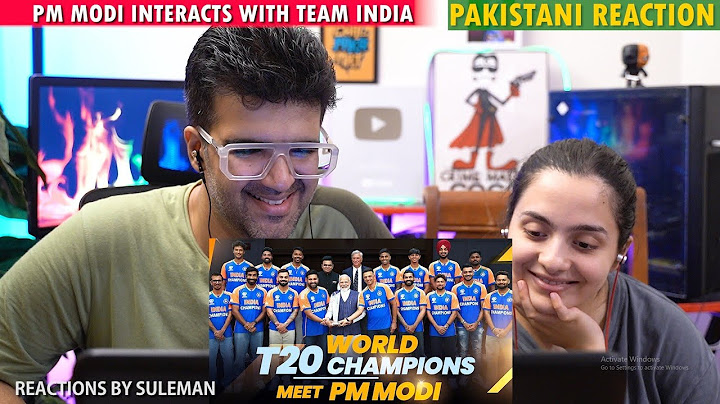 Pakistani Couple Reacts To PM Modi's Interaction With T20 World Champions