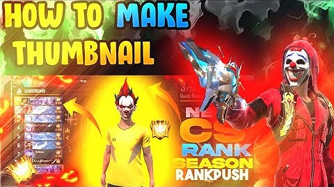 HOW TO MAKE THUMBNAIL LIKE CLASSY FREE FIRE |#freefire