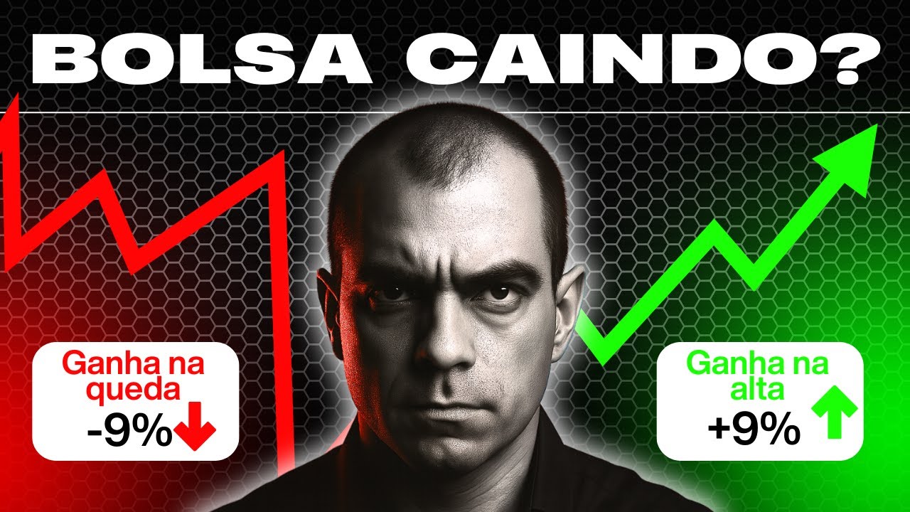 😱 AÇÃO CAINDO? ÓTIMO😃AÇÃO SUBINDO? MELHOR AINDA. ESTRATÉGIA PARA GANHAR NA ALTA OU NA QUEDA