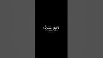 قال ربي اني ظلمت نفسي فاغفر لي فغفر له | كرومات قرآن شاشة سوداء | القارئ ماهر المعيقلي
